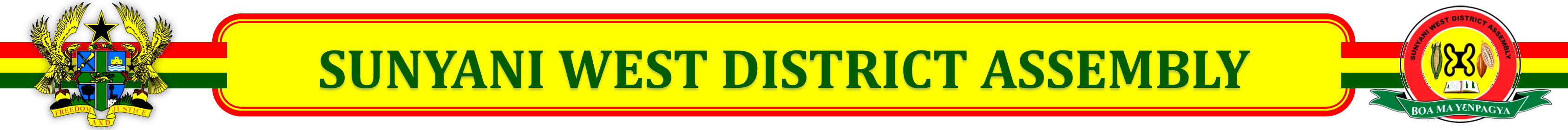 Sunyani West District Assembly Logo